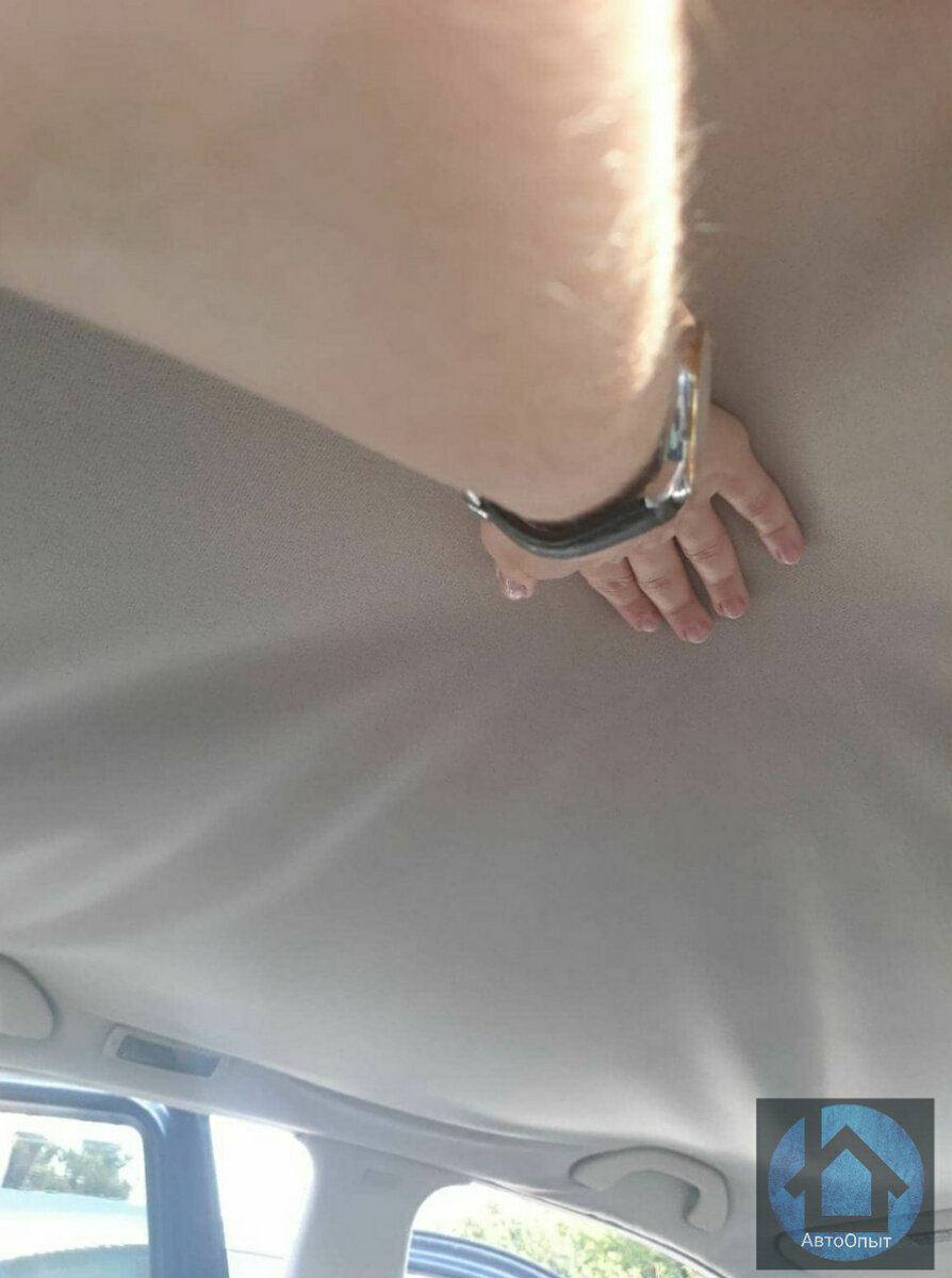 Провисший потолок на моей Джетте 4