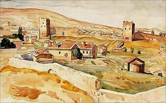 К.Ф. Богаевский. «Старая Феодосия», 1924.