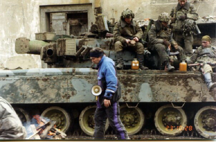 На сьемках фильма "Чистилище"