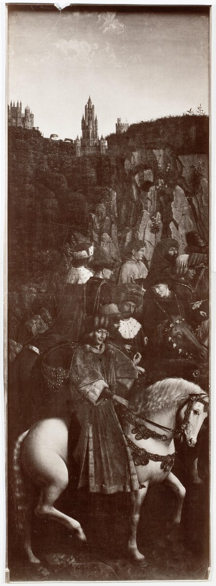 "Праведные судьи" (1432) - Губерт и Ян ван Эйки (фото с оригинала)