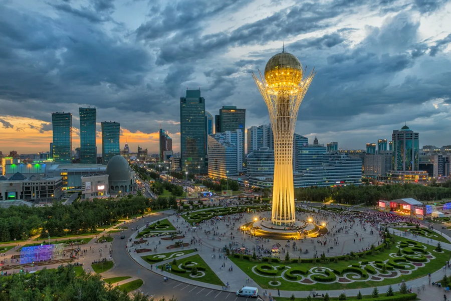 Столица Казахстана - Нур-Султан (Астана). 2021 год.