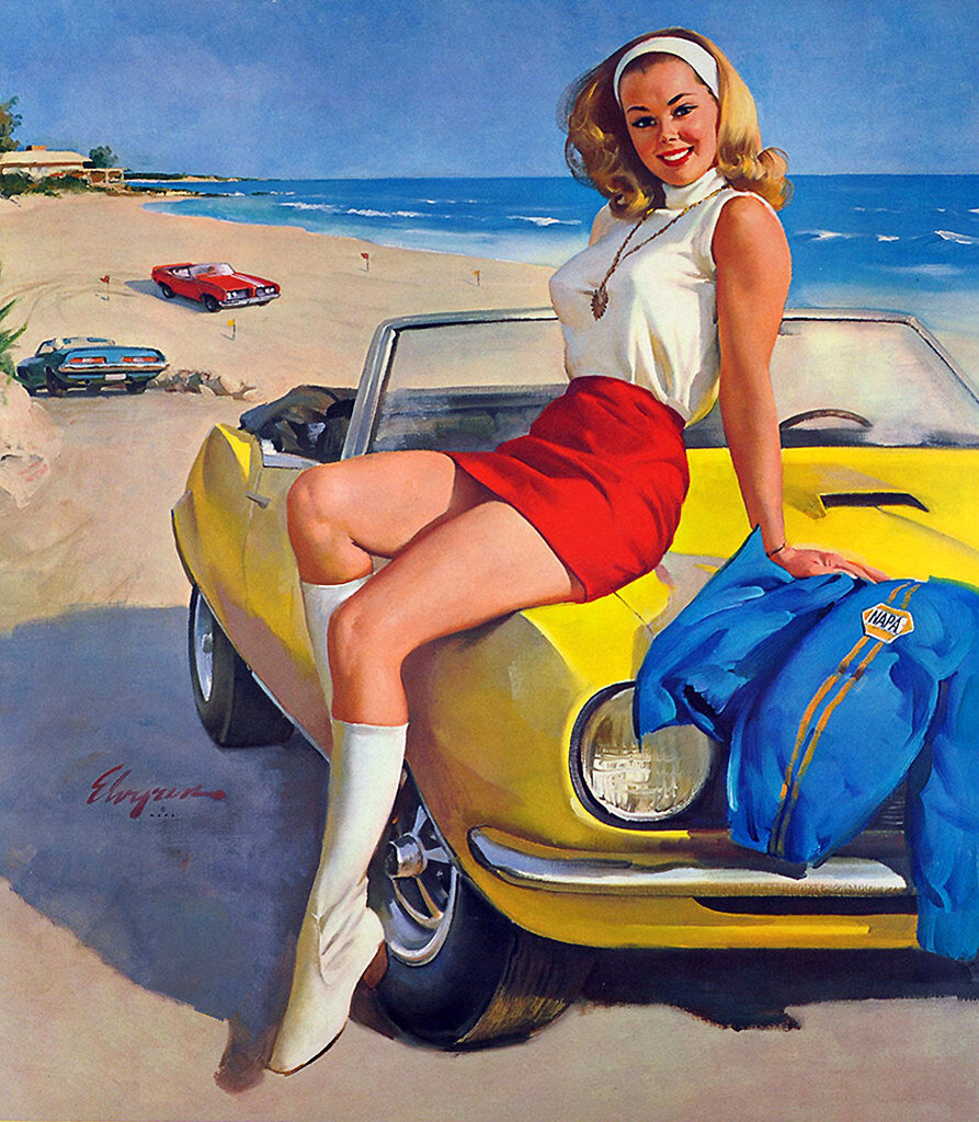 Американская pin-up girl