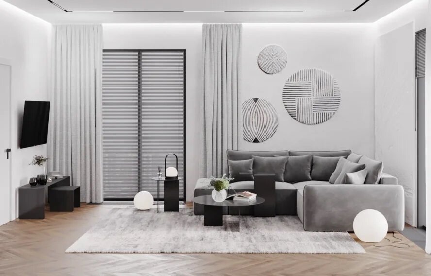 Диван Портленд в интерьере