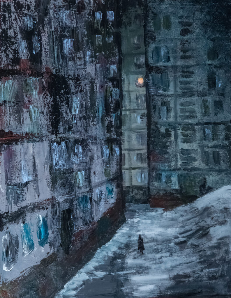 "Автопортрет" Мария Чекмазова. 70*90 см. Холст, акрил. 2021