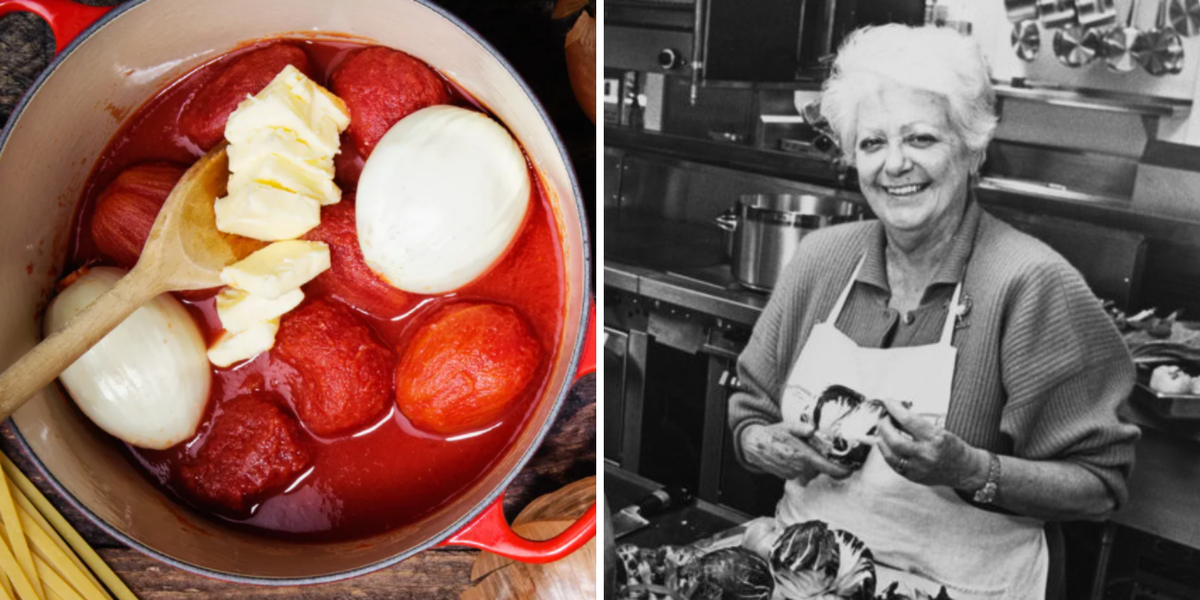 Марселла Хазан и её знаменитый томатный соус