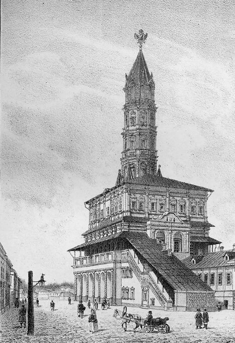 Сухарева башня в Москве. Источник: Pinterest