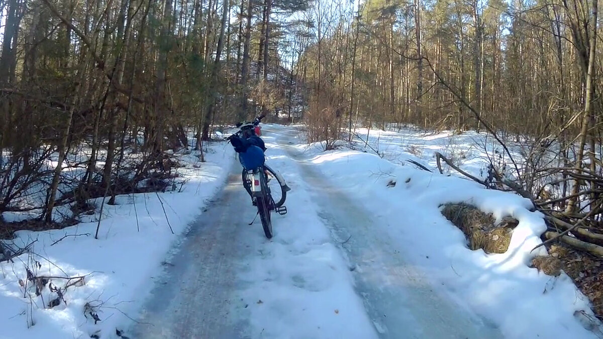 Вот такие весенние дороги