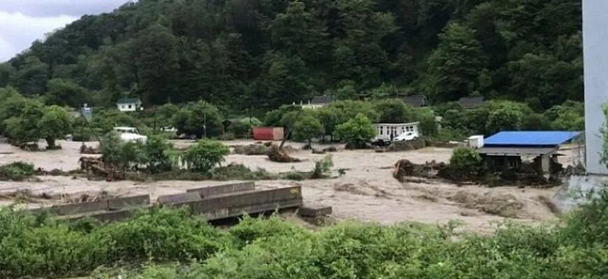 В Сочи пострадали почти 100 домов из-за стихийных бедствий © Администрация города Сочи