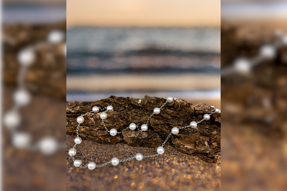 Ожерелье с жемчугом от студии Dolce Vita.