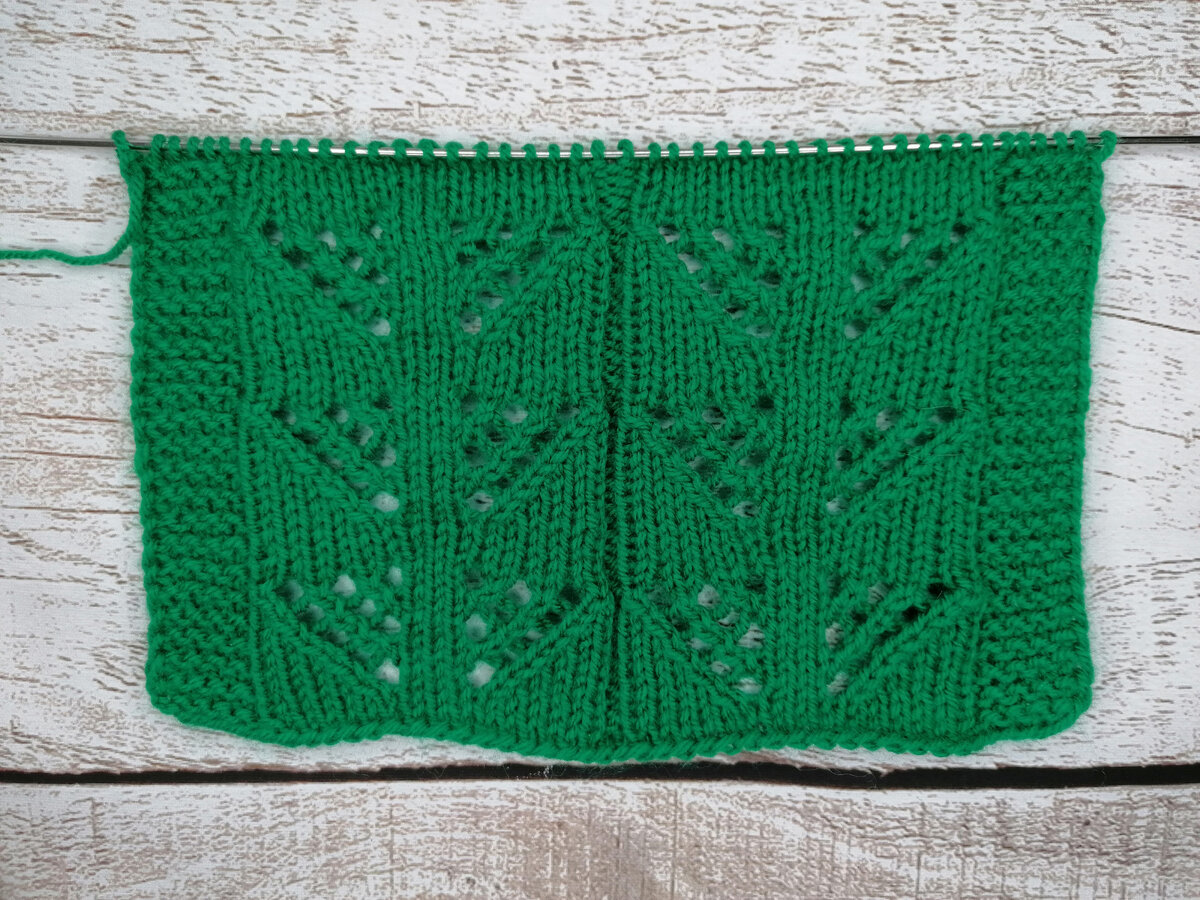 Лицевая сторона узора