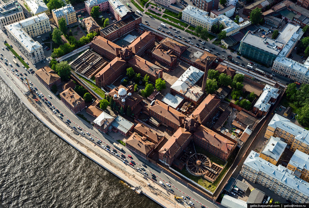 Тюрьма «Кресты», расположенная в Санкт-Петербурге.