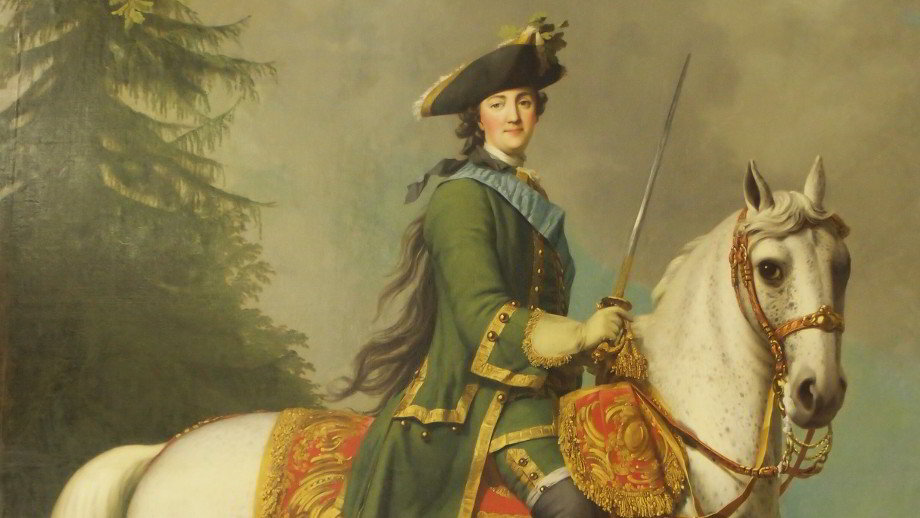 Екатерина II на лошади
