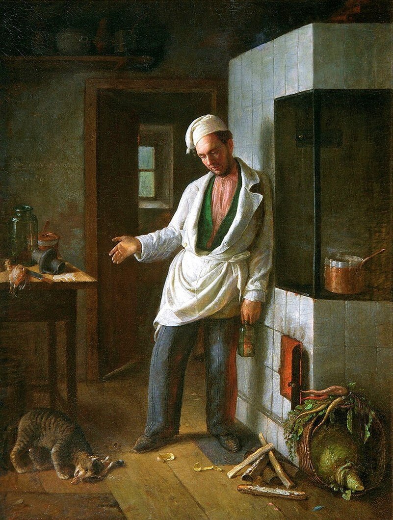 "Кот и повар (из басни Ивана Андреевича Крылова)" (1854)
