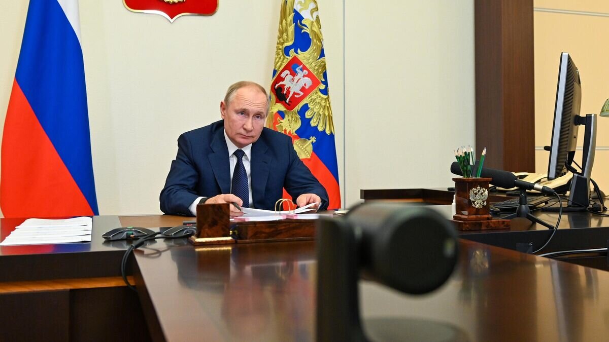    Президент РФ Владимир Путин © РИА Новости / Алексей Никольский