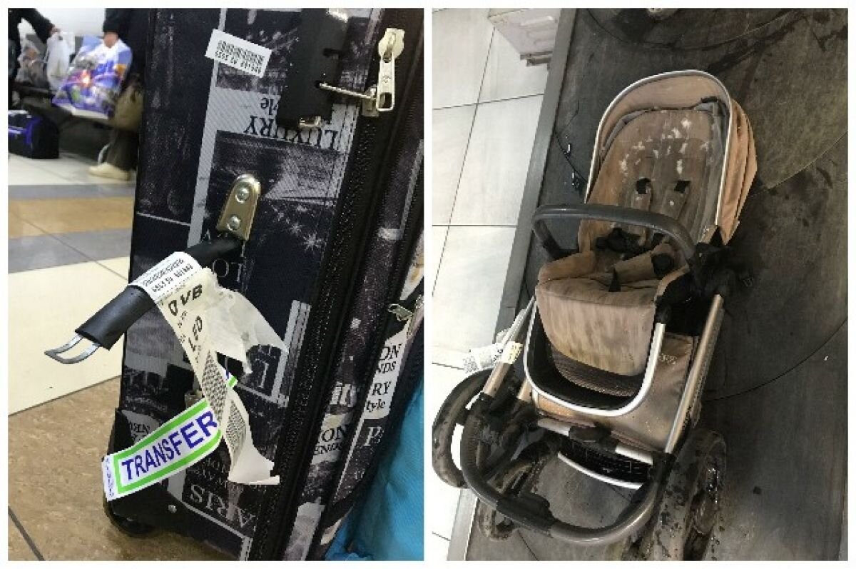   Пассажирка заявила о поврежденном чемодане и коляске в «Толмачево»