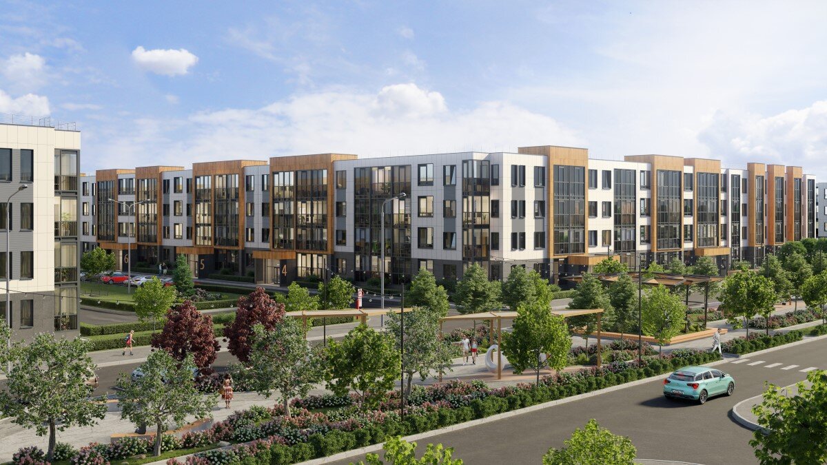 Малоэтажный Univer City недалеко от Пушкина