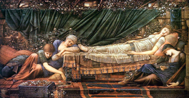 "Спящая красавица" Эдвард Бёрн-Джонс