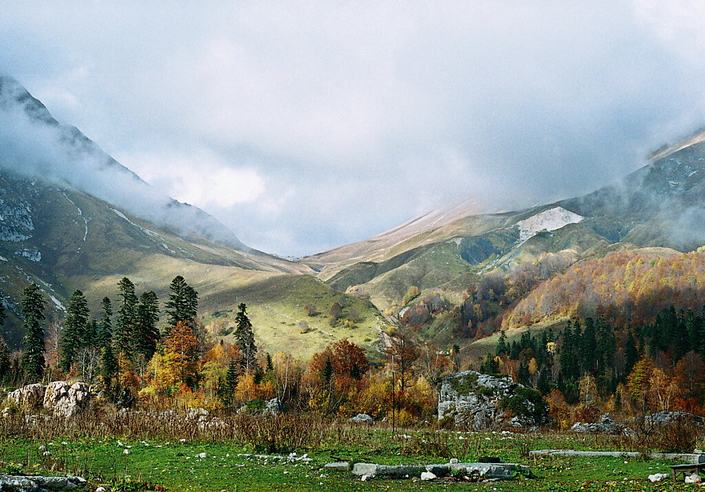 Осень в горах Кавказа