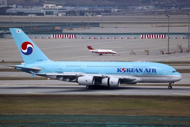   Самолет авиакомпании Korean Air (сс) byeangel