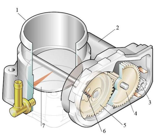 Дроссельная заслонка – одна из важнейших частей топливной системы в автомобиле. Она отвечает за регулирование потока воздуха для образования топливовоздушной смеси в двигателе внутреннего сгорания.-2