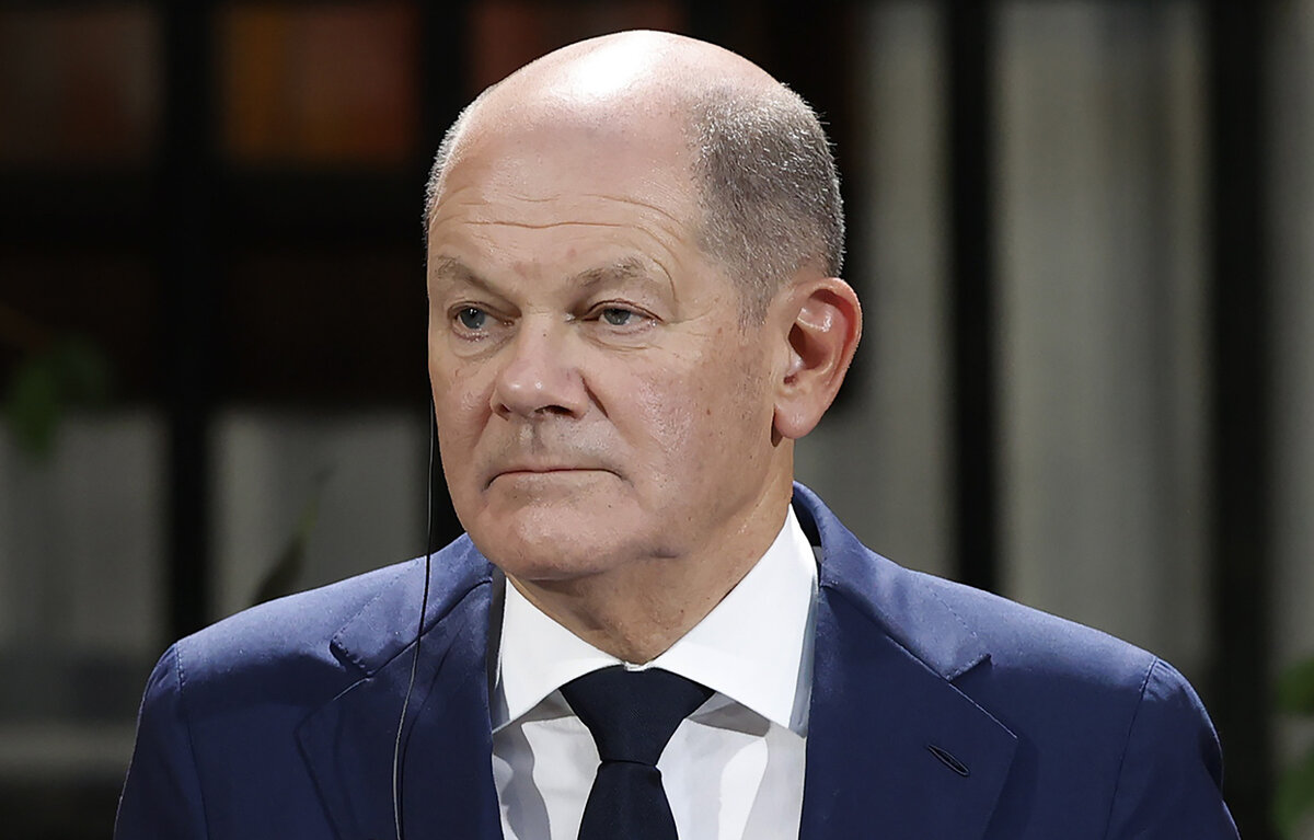    Канцлер ФРГ Олаф Шольц  EPA-EFE/ELVIS GONZALEZ