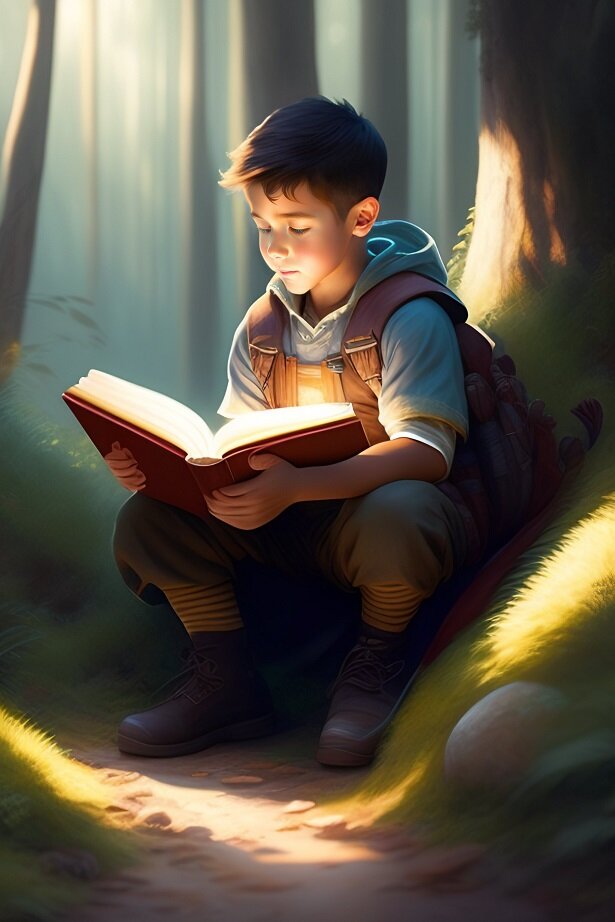 Мальчик который любит книги