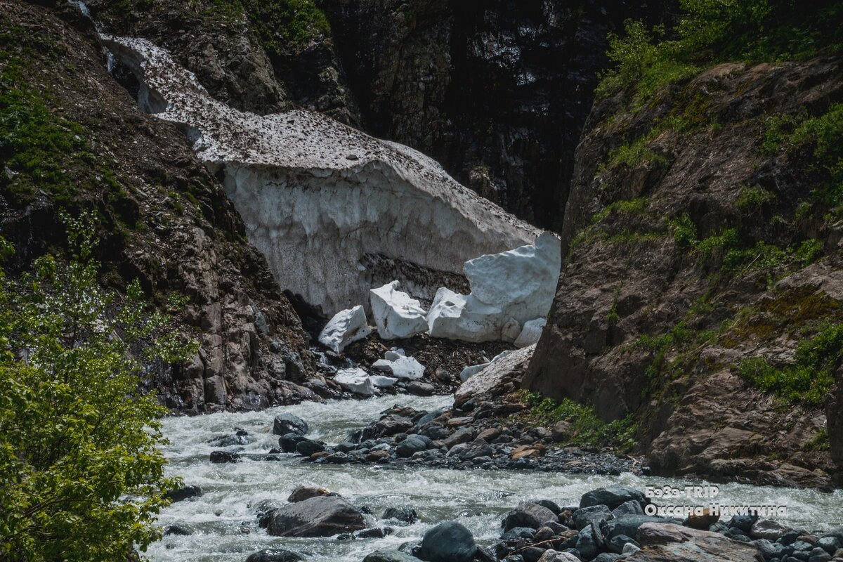 Водопад чертова мельница домбай фото