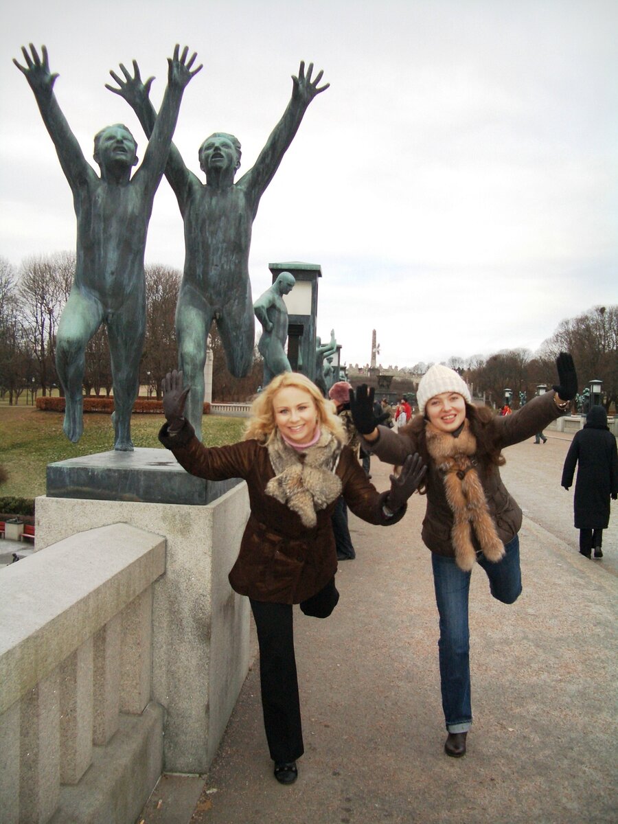 Бежим из Фрогнер-парка 