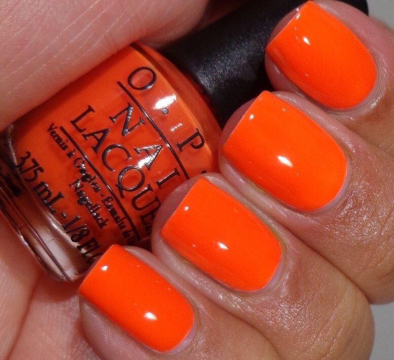 Ярко оранжевый. OPI Neon Revolution Minis. Оранжевый лак. Оранжевый гель лак. Гель лак ярко оранжевый.