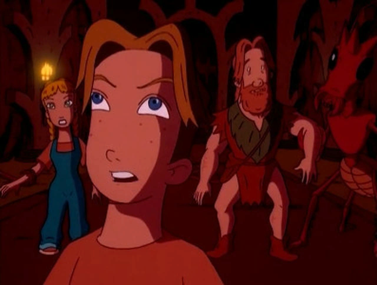 Кадр из мультсериала "Джуманджи"