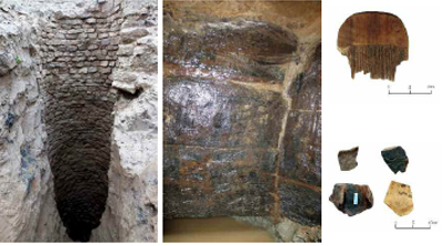 Интерьер колодца Лимхун-донг Когуре № 2, 8 комната и раскопанные артефакты