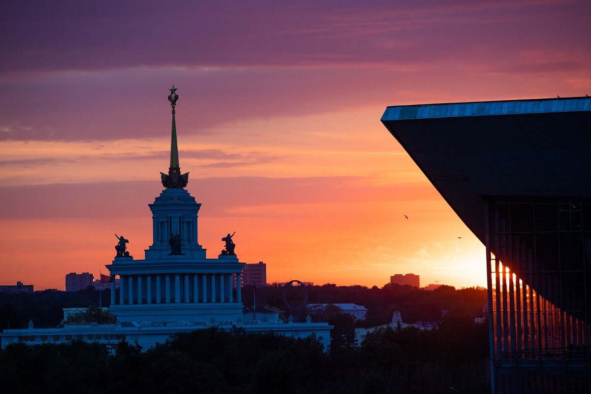 Где встретить закат в Москве? | ВДНХ | Дзен