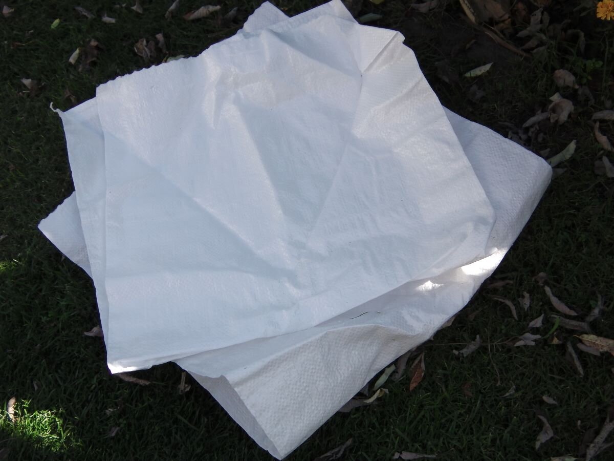 Строительные мешки. Фото автора