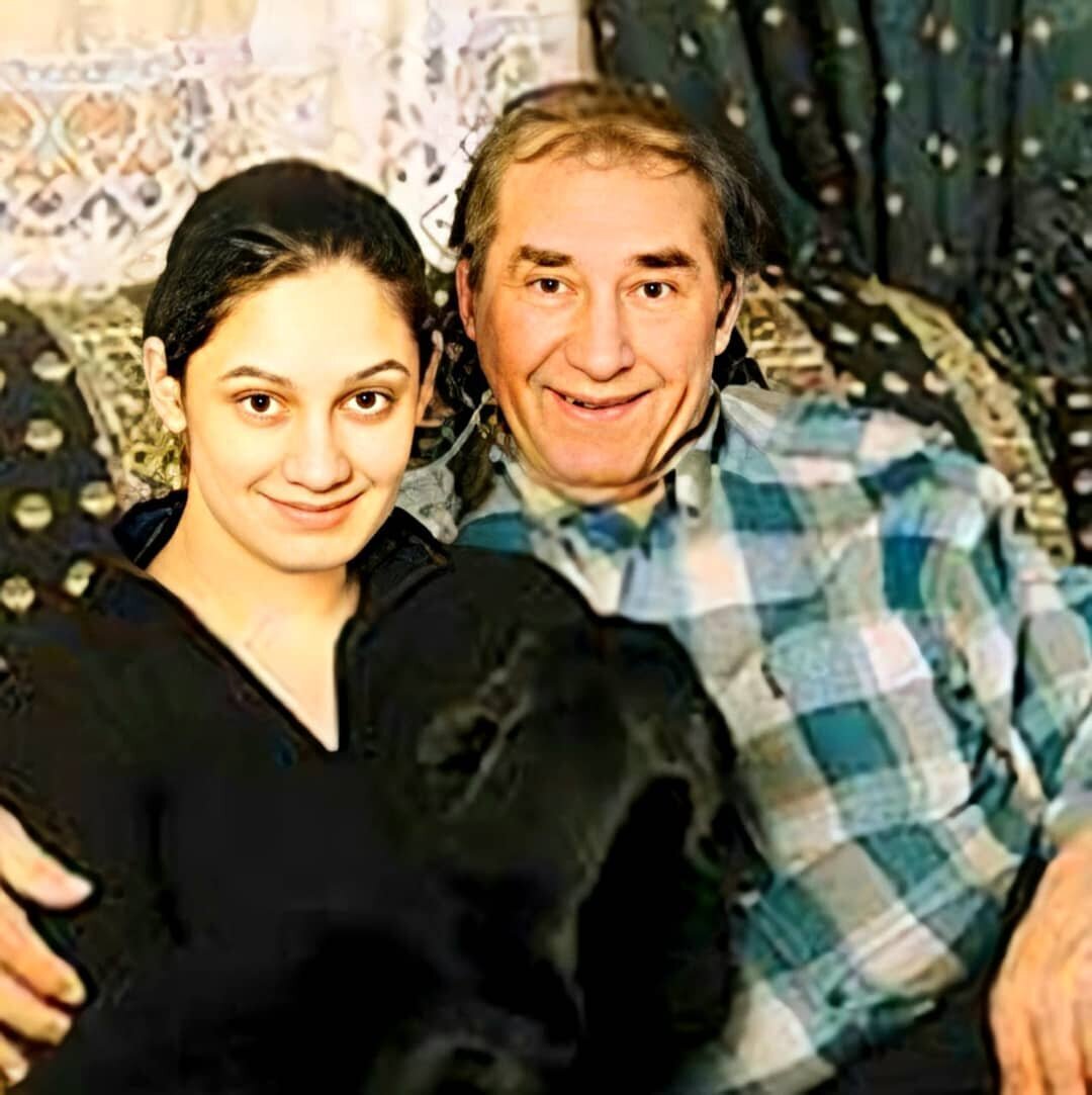 Карина с папой