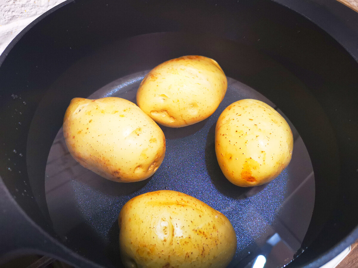 Наряд сваренного картофеля