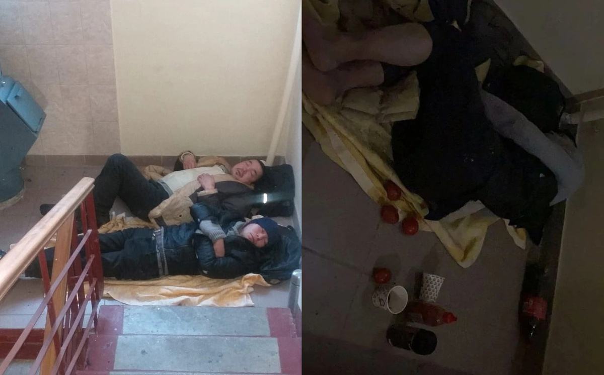 В Москве мигранты из средней Азии устроили в подъезде ночлежку 
Москва, ул. Свободы, дом 93, корпус 1.