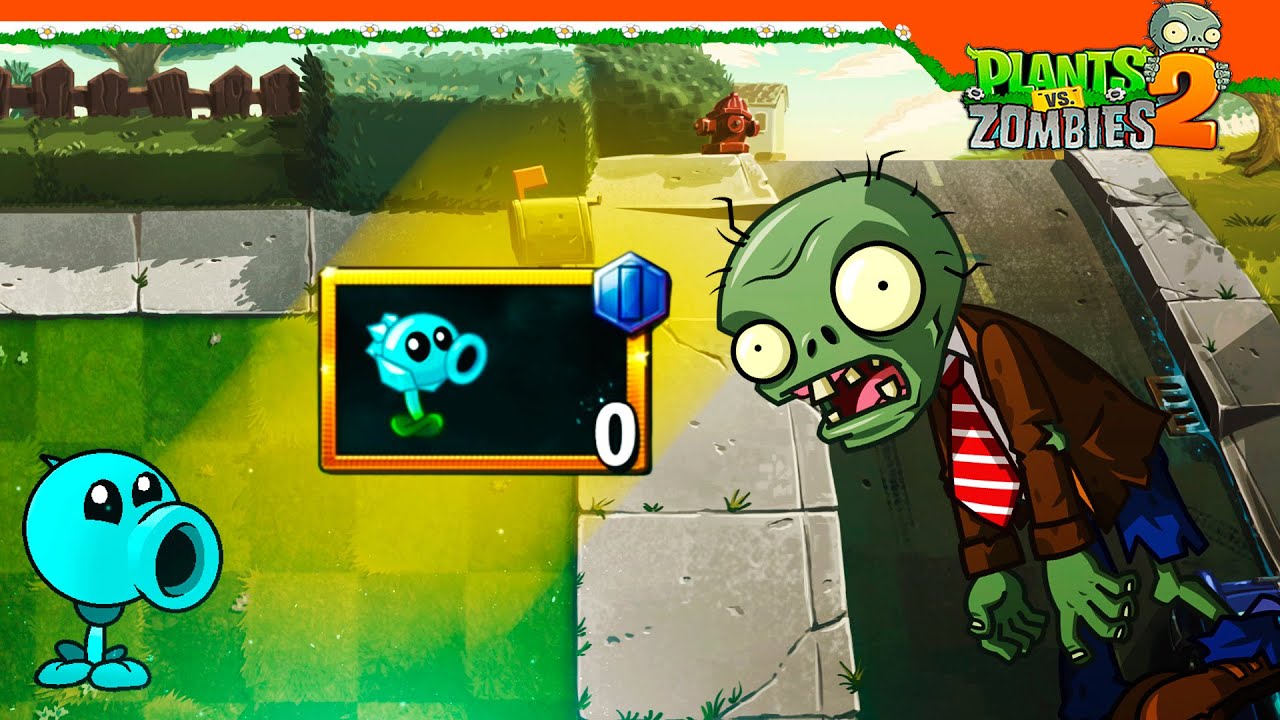 💀 НОВЫЙ ЛЕДЯНОЙ ГОРОХОСТРЕЛ МАЛЫШ! НОВОЕ РАСТЕНИЕ 🌟 Plants vs Zombies 2  Eclise Растения против зомби