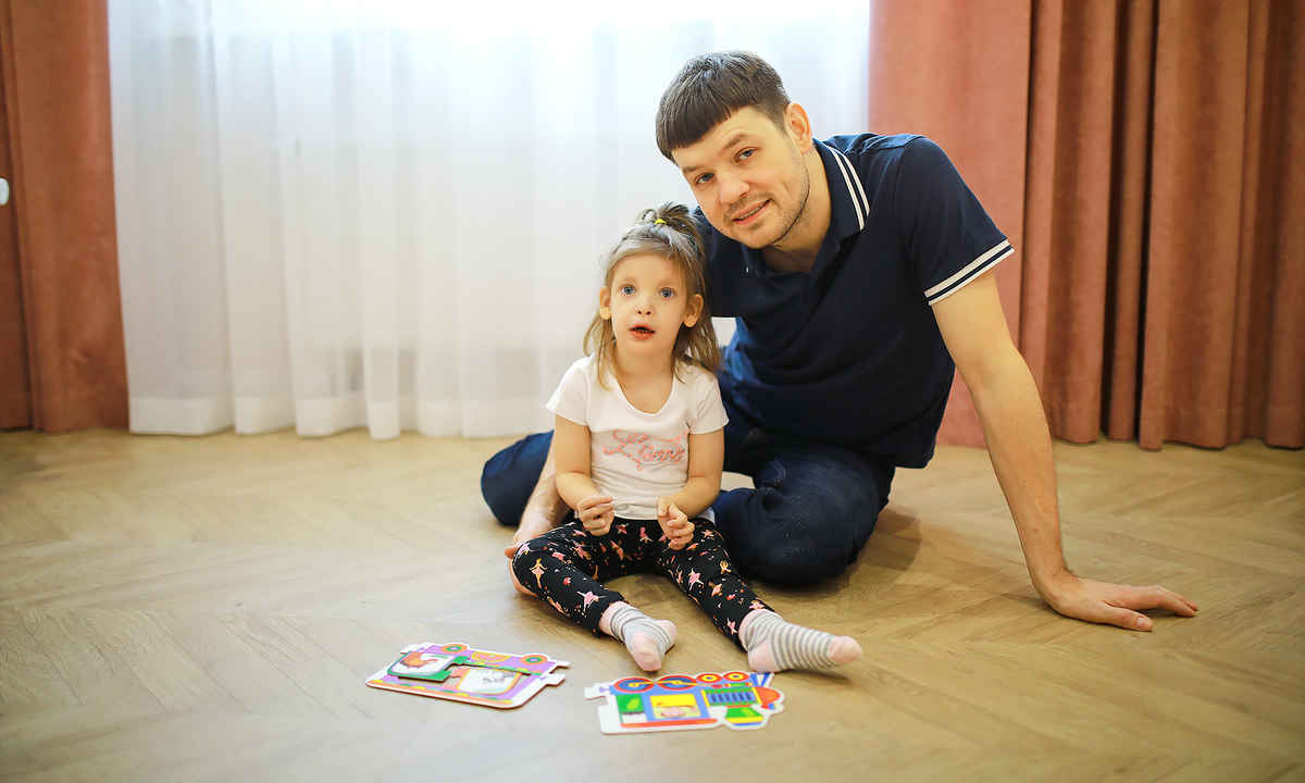 Алиса с папой