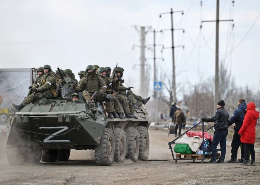 Российские войска продвигаются на запад Украины. Источник: t.me/Military_Photos