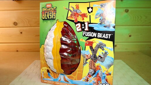 Огромные Яйцо Слайм Драконы 2 в 1 Mega Construx Breakout Beasts