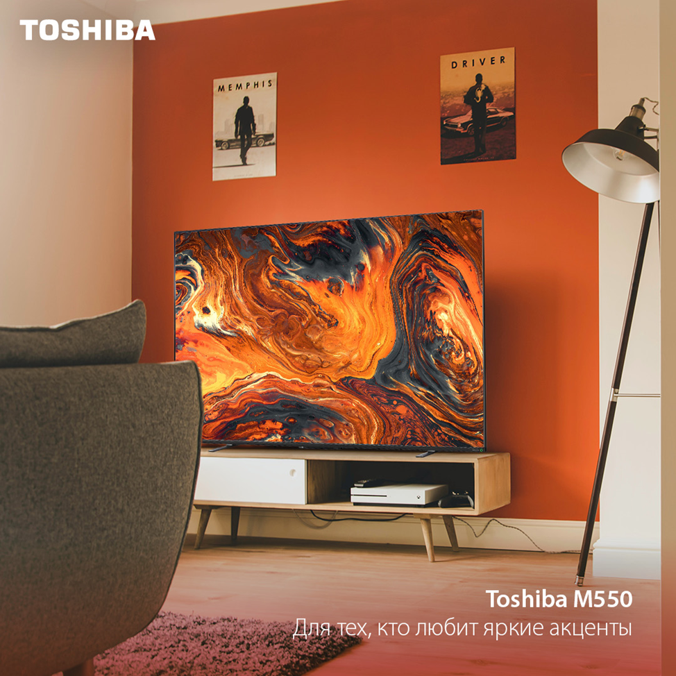 Модель Toshiba UHD Smart TV M550