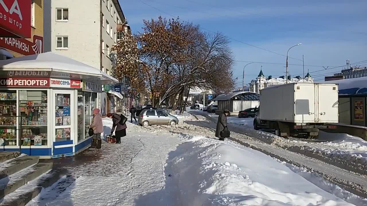 0255 20.01.2016 г город Орёл трамвайная остановка Автовокзал улица  Комсомольская подземный переход