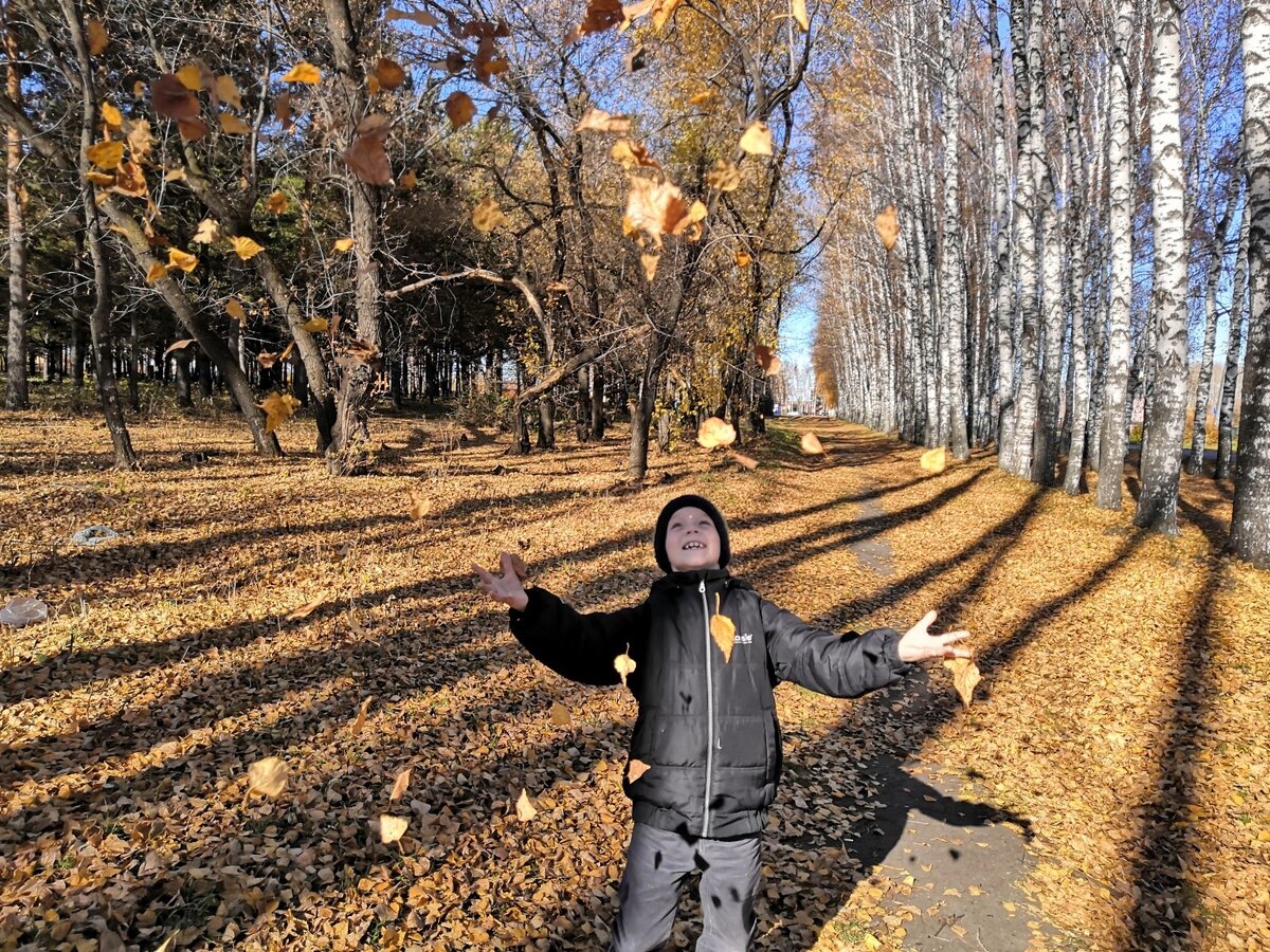 Домой из школы. 