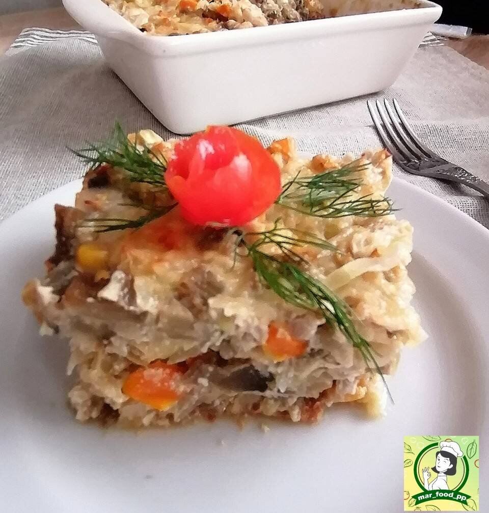 Запеканка с кукурузой