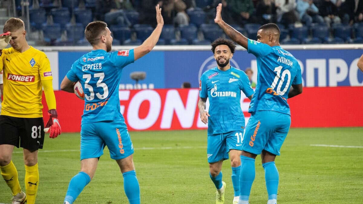    Футболисты "Зенита"© пресс-служба ФК "Зенит"