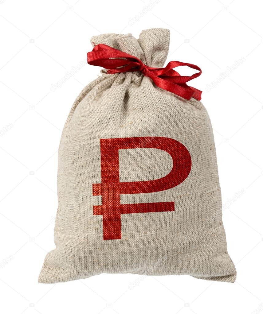 Картины с рубля на мешке