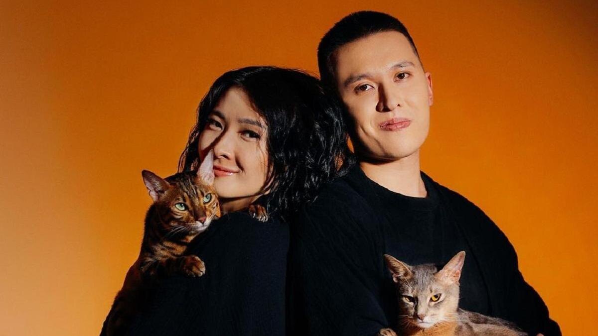    Дулат Мухаметкалиев с женой:instagram.com/zaqcount