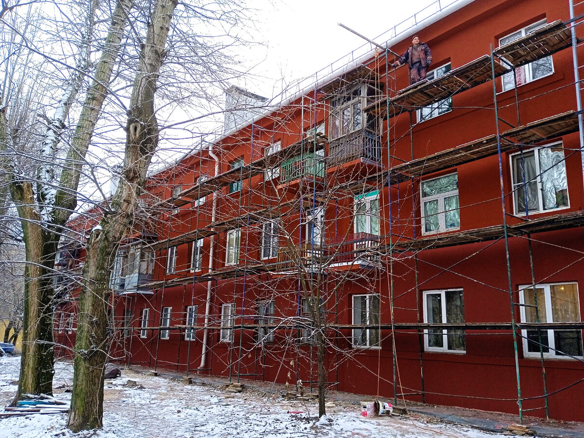 Ремонтные работы идут полным ходом