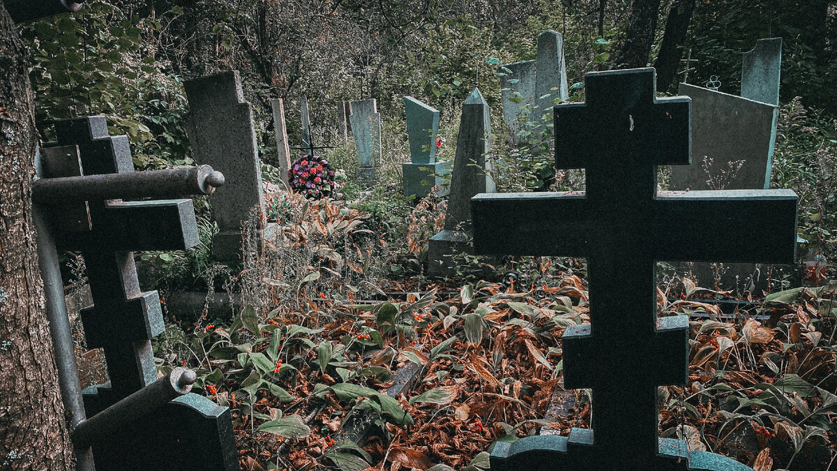 Фотография с этого кладбища.