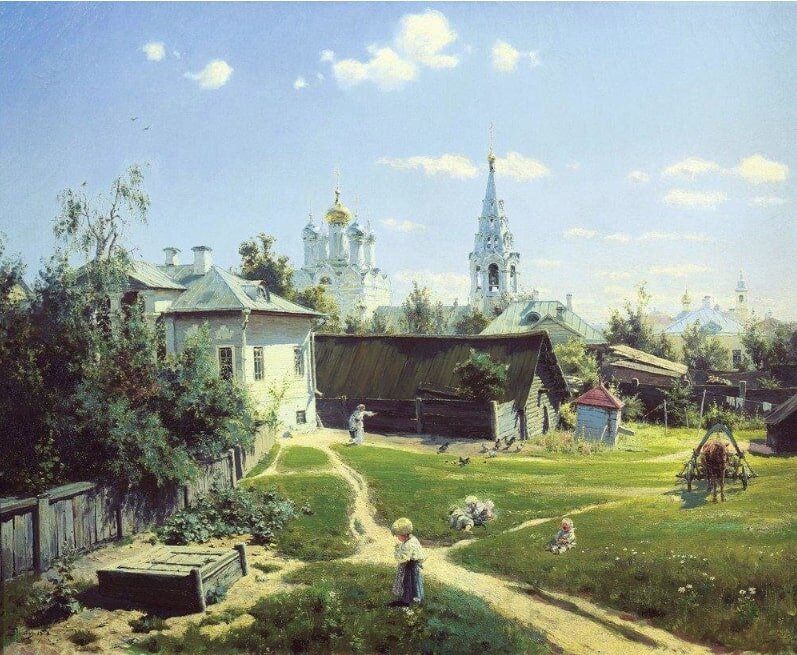 В.Д. Поленов «Московский дворик», 1878 © ГТГ